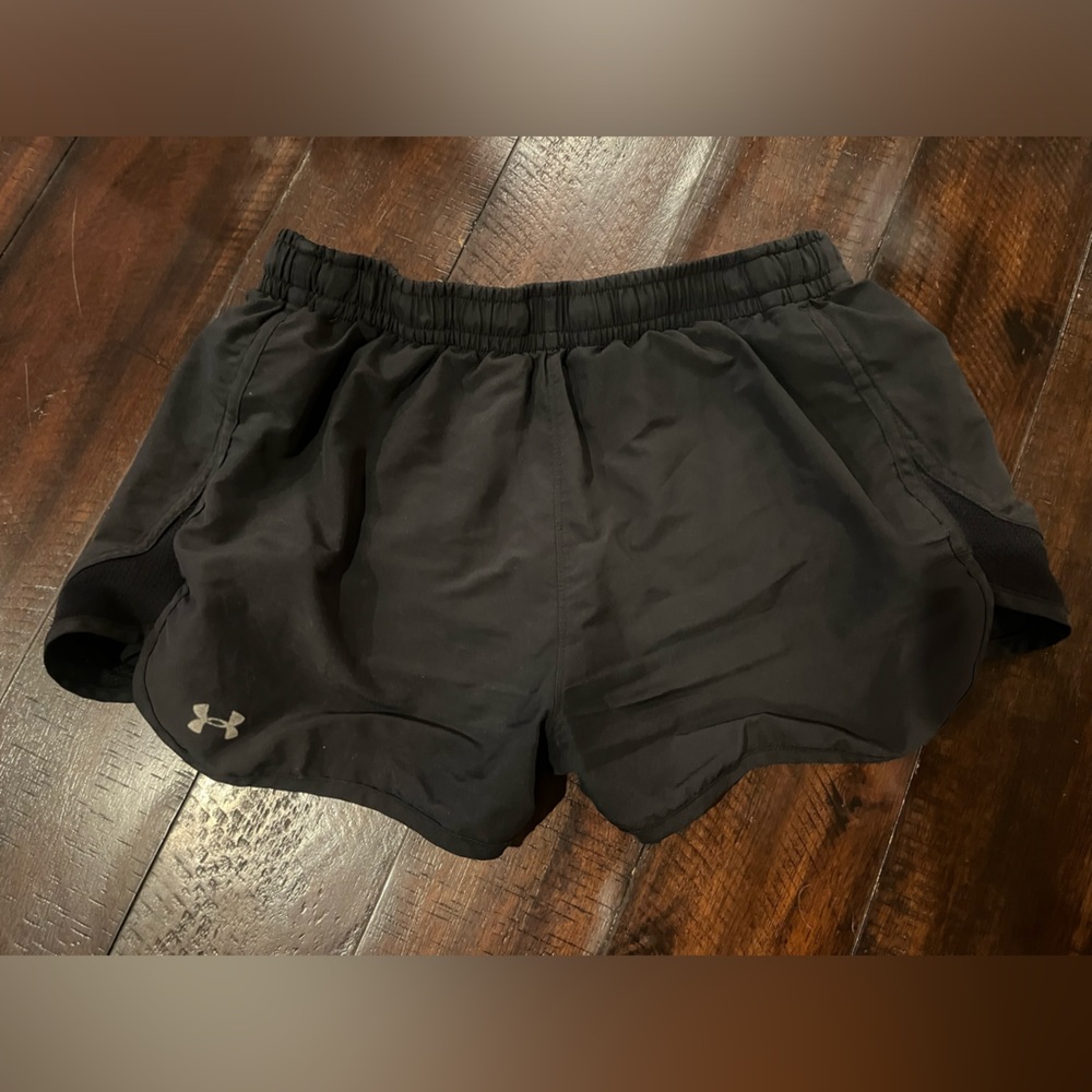 Under Armor running shorts, SM, Black